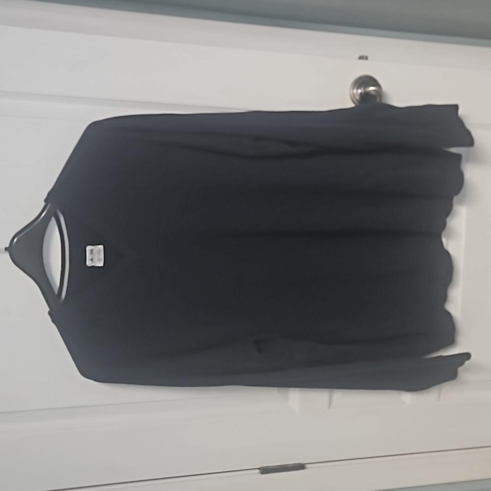 Adidas V-neck Sweater Cotton Blend Lightweight Navy Blue Mens XXL